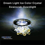 Dream Light Ice Color Crystal Swarovski Downlight