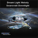 Dream Light Melody Crystal Swarovski Downlight